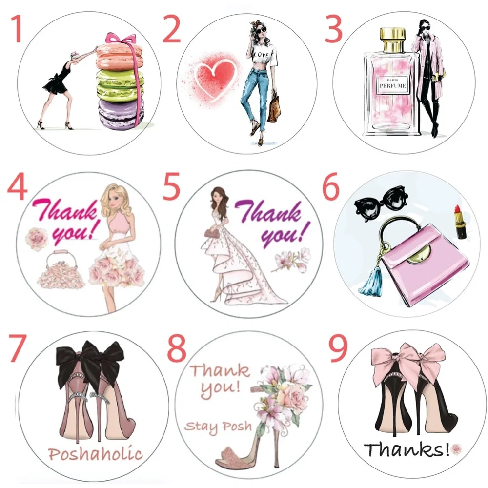 NWT Fashion Sticker Seals Fashion Girl Scrapbook Stickers Fashion Shoes Stickers